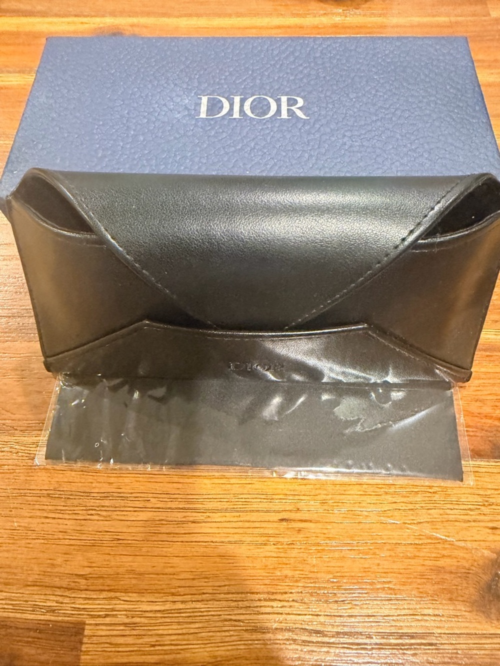 Dior Clear/Gold Optical Frame with Black Case - Picture 3 of 5